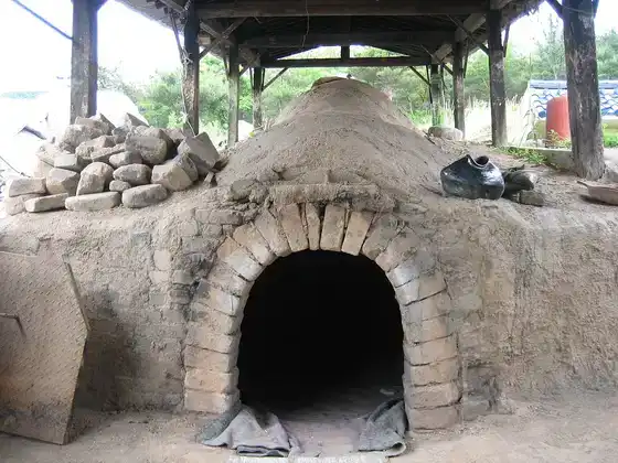 Four grimpant traditionnel en Corée